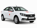 Санитарный автомобиль на базе Lada Vesta для Медслужбы - фото Медицинские автомобили