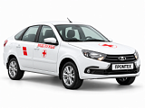 Санитарный автомобиль на базе Lada Granta для Медслужбы - фото Медицинские автомобили